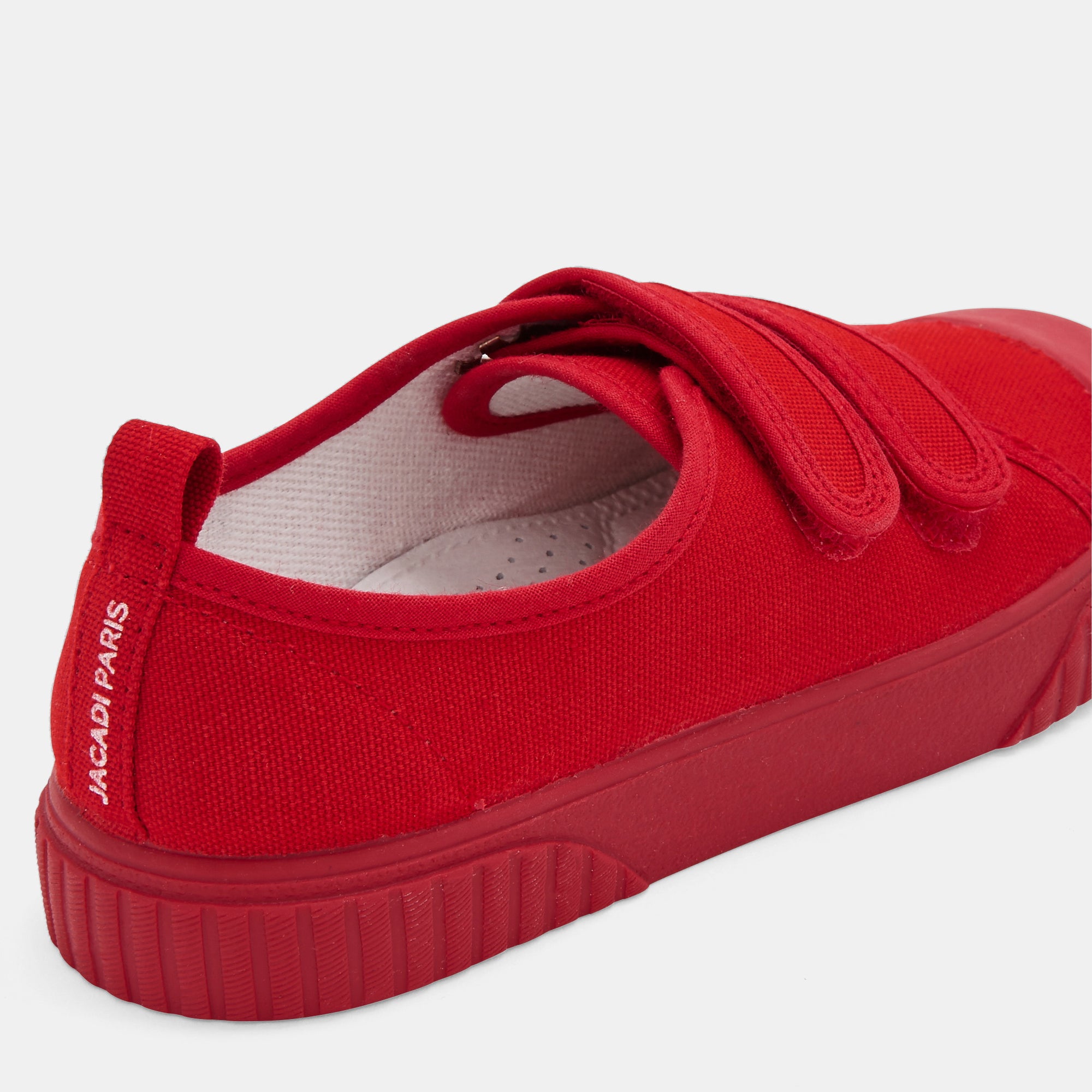102 QTY / ROUGE VIF CHAUSSURES TOILE BOUSSOLE BIS