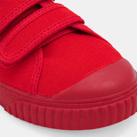 102 QTY / ROUGE VIF CHAUSSURES TOILE BOUSSOLE BIS