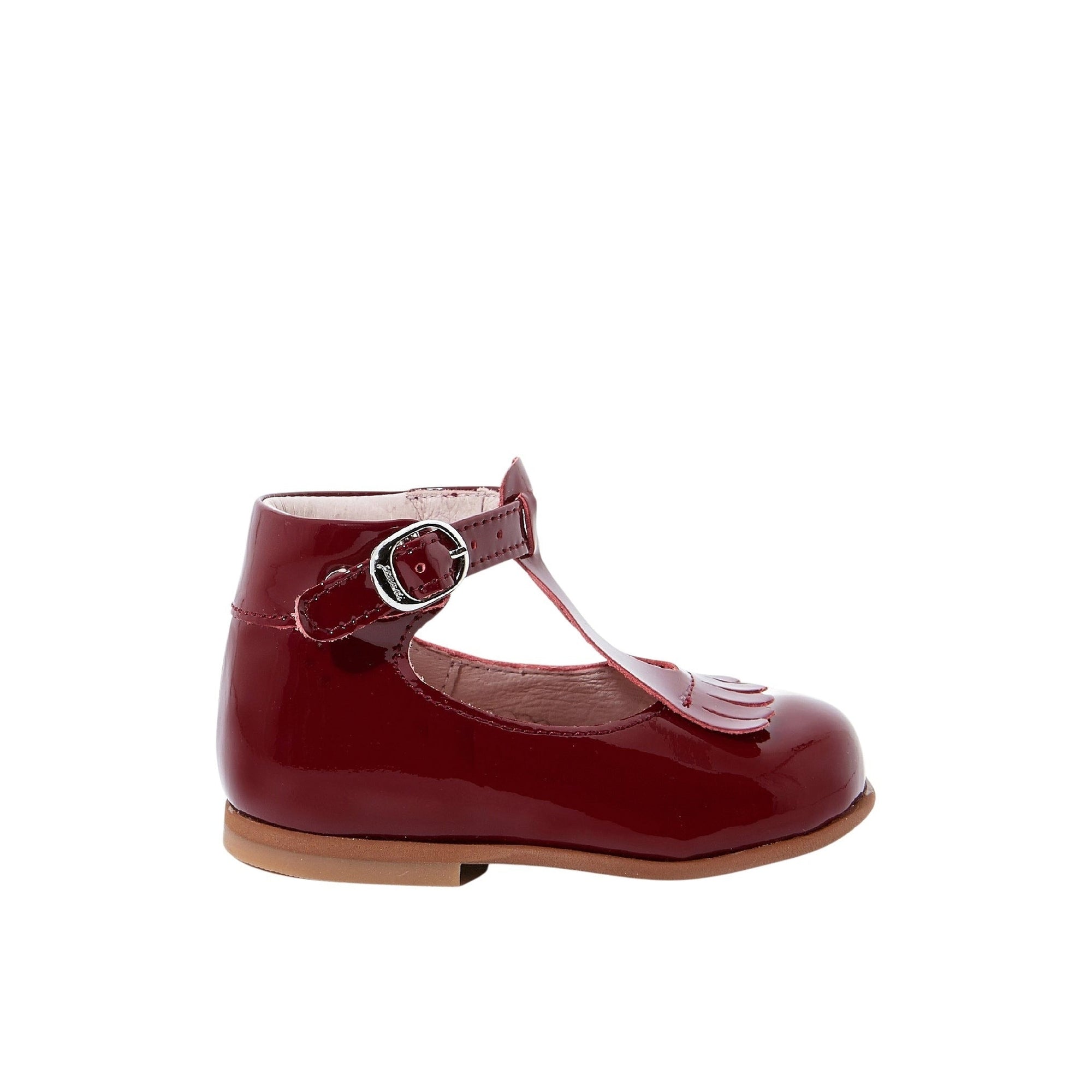 19 QTY / BORDEAUX CHAUSSURES CUIR BRINDILLE VERNIS