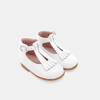 15 QTY / BLANC JACADI CHAUSSURES CUIR BRINDILLE VERNIS
