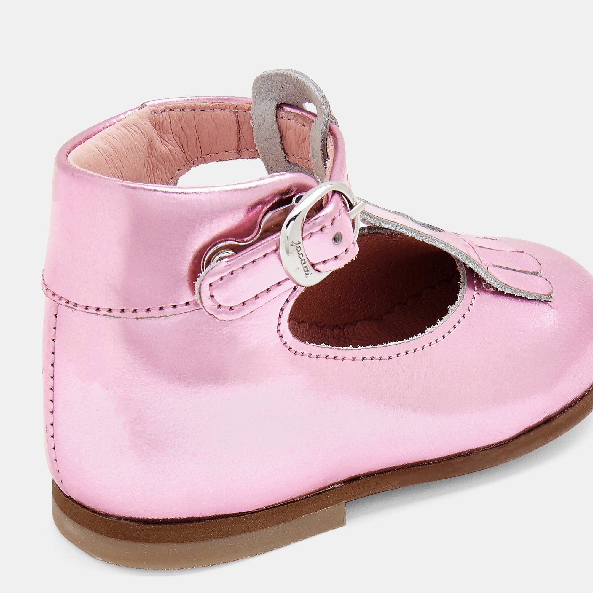 43 QTY / ROSE CHAUSSURES CUIR BRINDILLE MIROIR