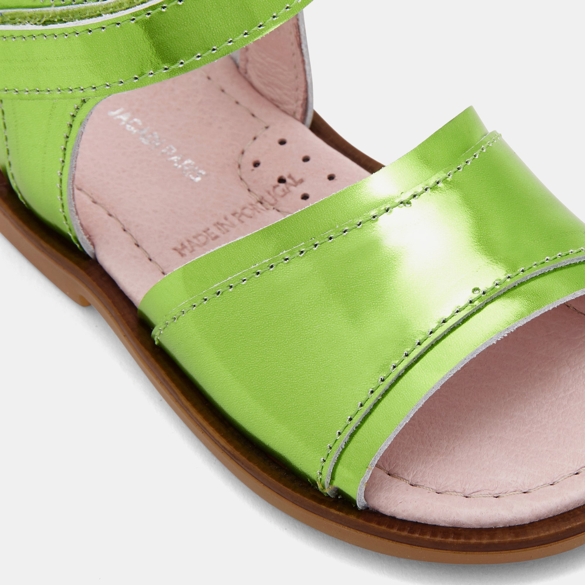 19 QTY / VERT CHAUSSURES CUIR BIMBA IRISEE