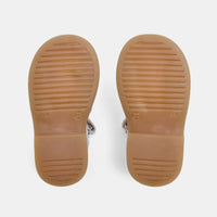 9 QTY / ARGENT CHAUSSURES CUIR BIMBA IRISEE