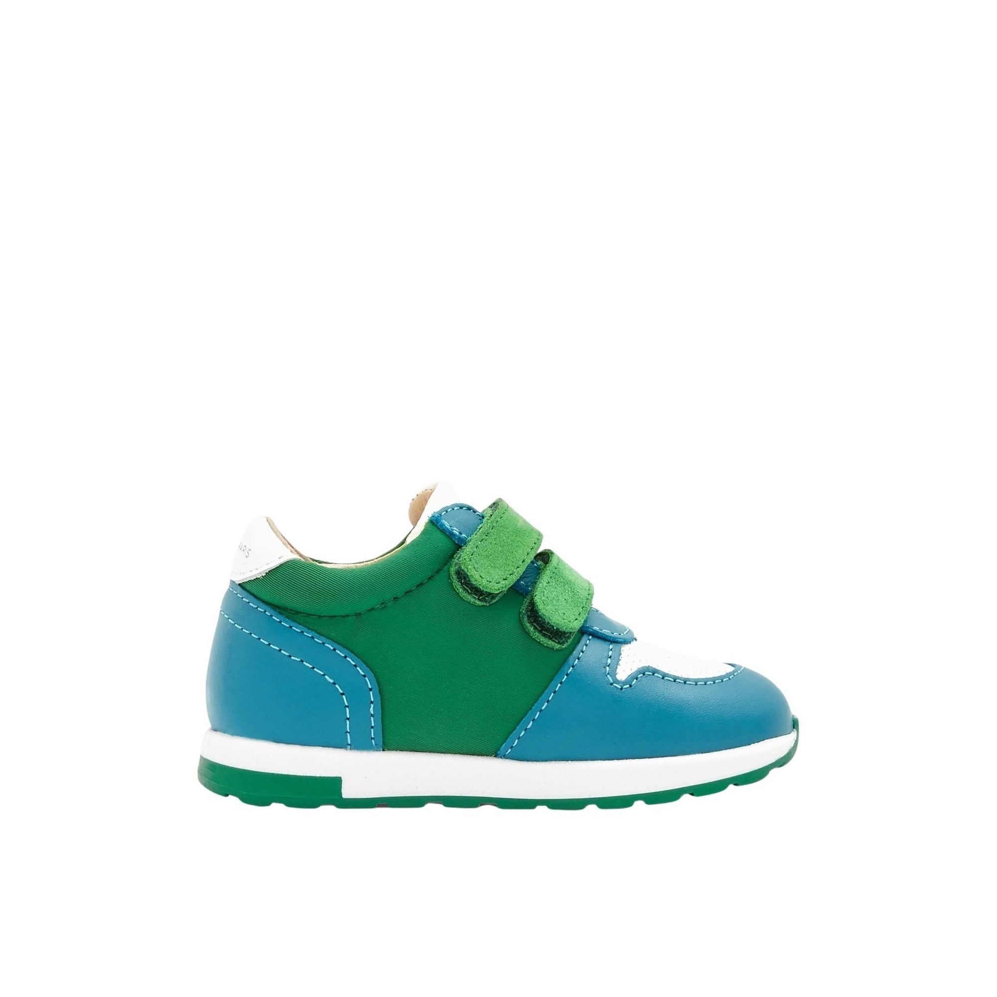 73 QTY / BLANC/VERT CHAUSSURES CUIR LUCKY BB