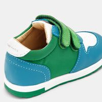 73 QTY / BLANC/VERT CHAUSSURES CUIR LUCKY BB