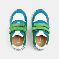 73 QTY / BLANC/VERT CHAUSSURES CUIR LUCKY BB