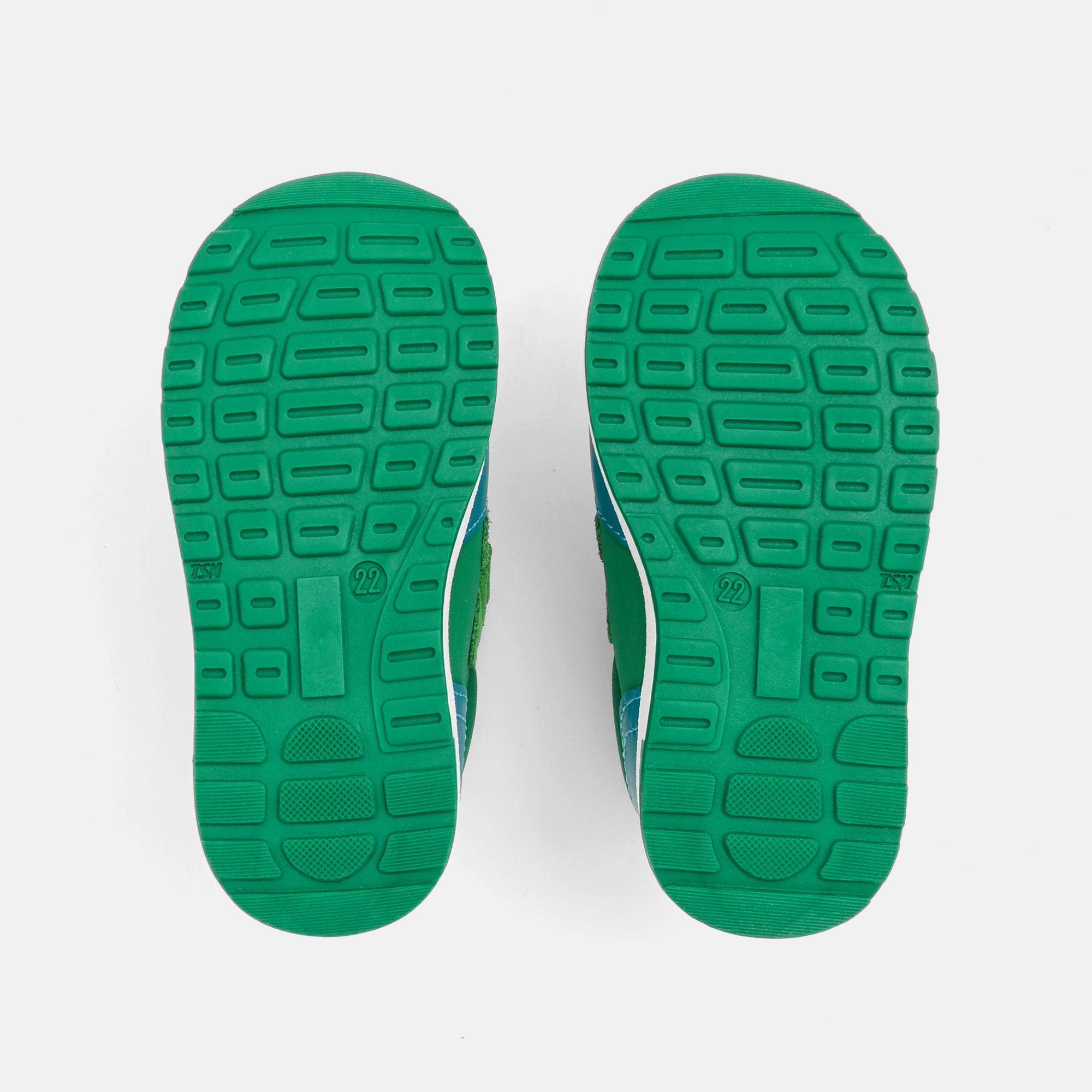 73 QTY / BLANC/VERT CHAUSSURES CUIR LUCKY BB