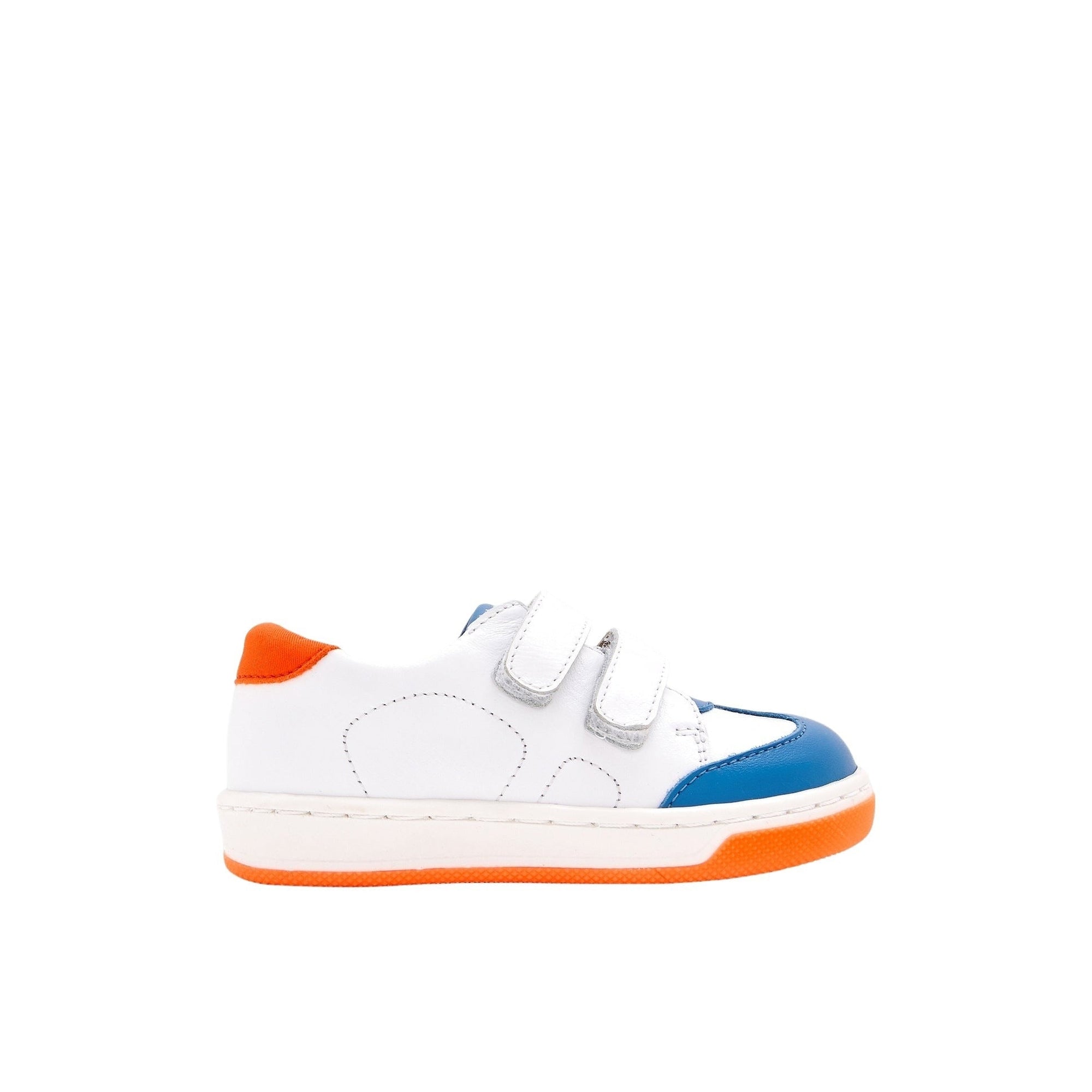 11 QTY / BLANC/BLEU CHAUSSURES CUIR BOBBY