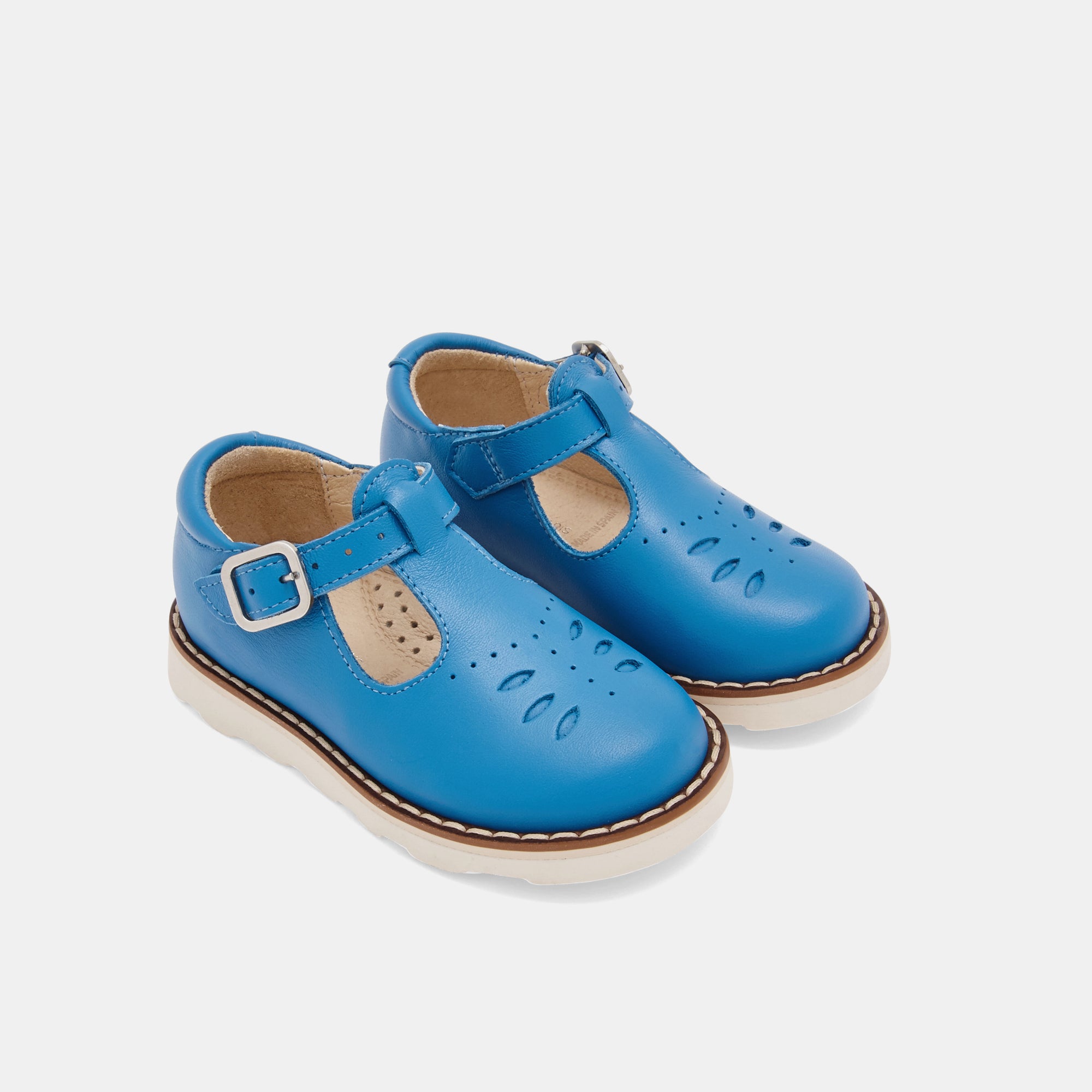 11 QTY / BLEU CHAUSSURES CUIR BERLINGOT
