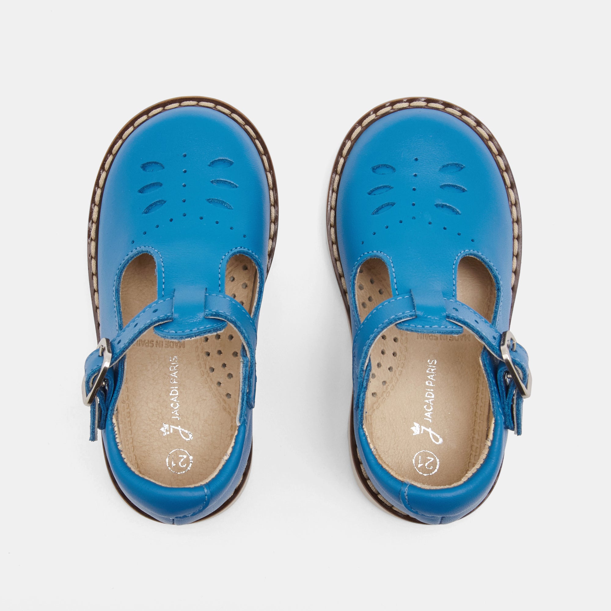 11 QTY / BLEU CHAUSSURES CUIR BERLINGOT