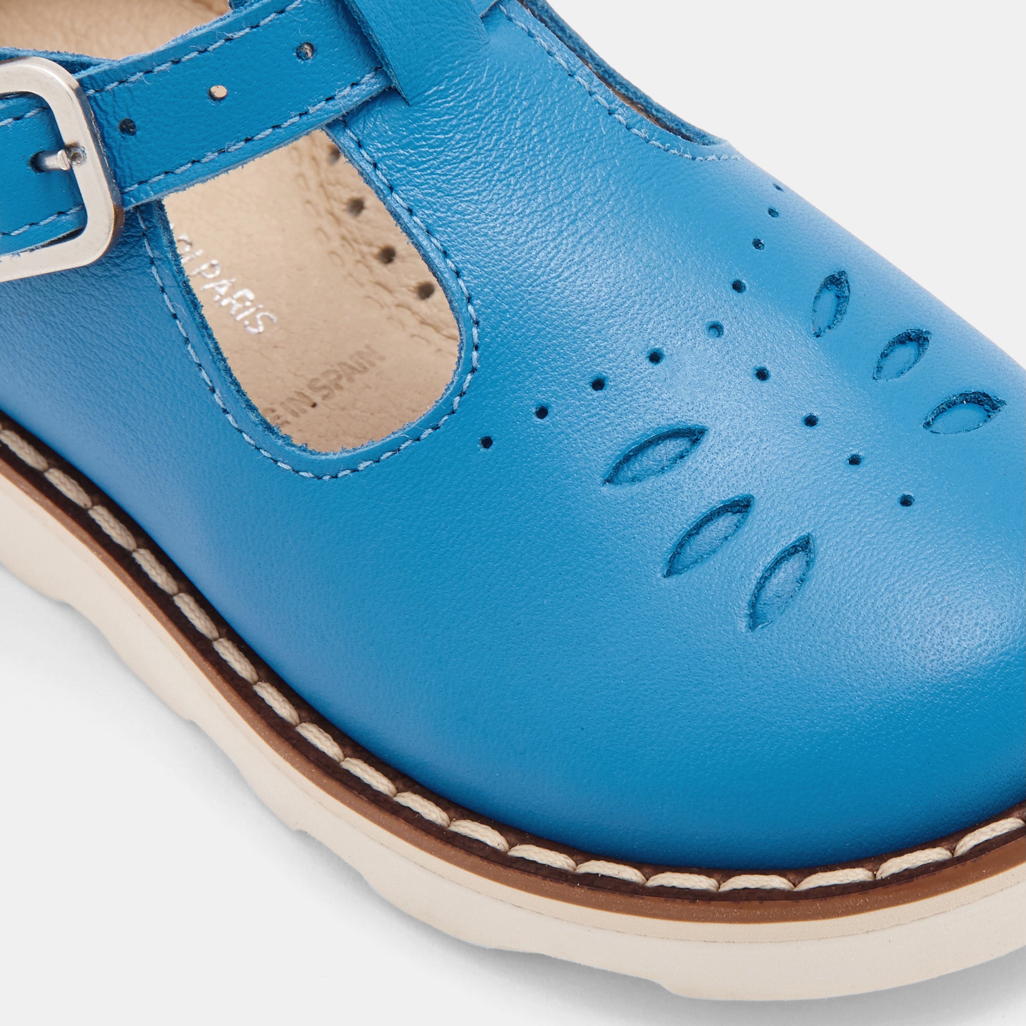 11 QTY / BLEU CHAUSSURES CUIR BERLINGOT