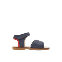 317 QTY / MARINE/ROUGE CHAUSSURES CUIR BIMBO