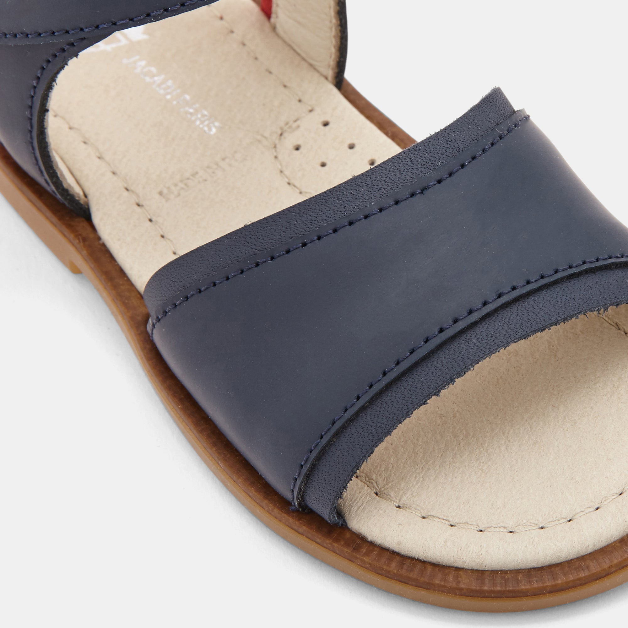 317 QTY / MARINE/ROUGE CHAUSSURES CUIR BIMBO