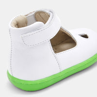166 QTY / BLANC JACADI CHAUSSURES CUIR BRIAC