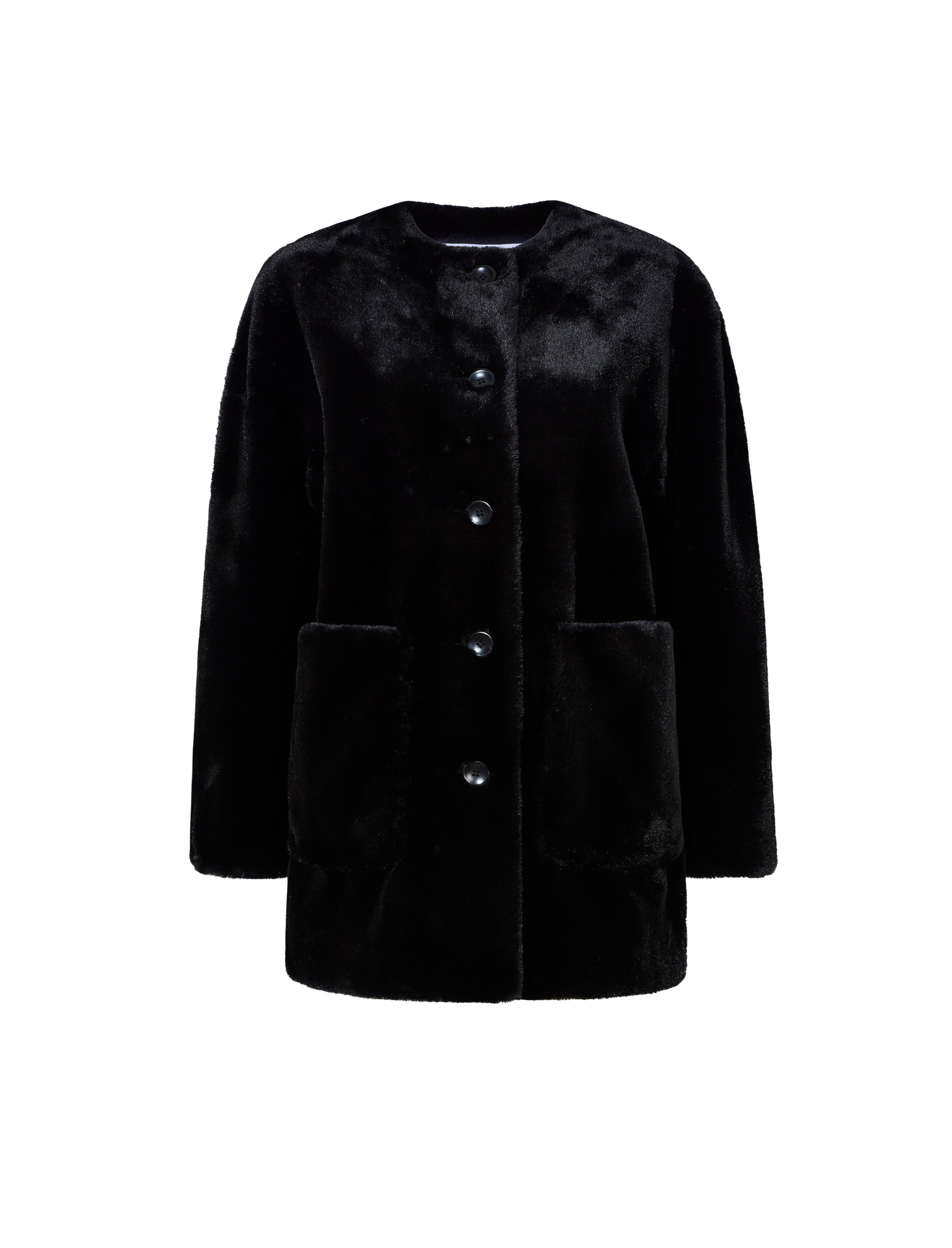 Manteau Penelope en velours - Black
