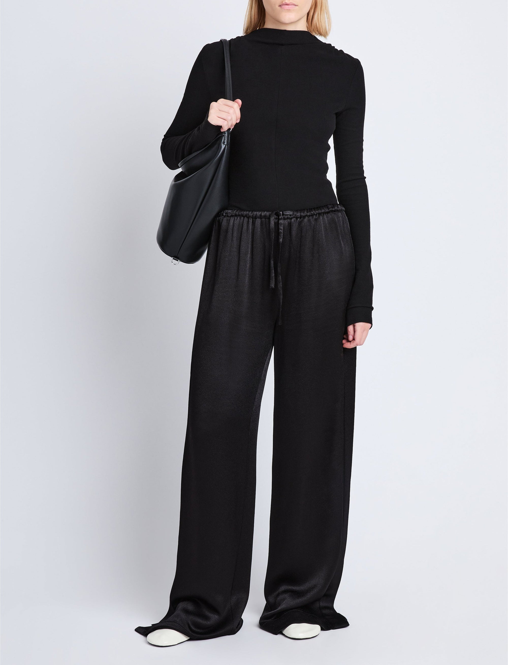 Pantalon Nuts à cordons - Black