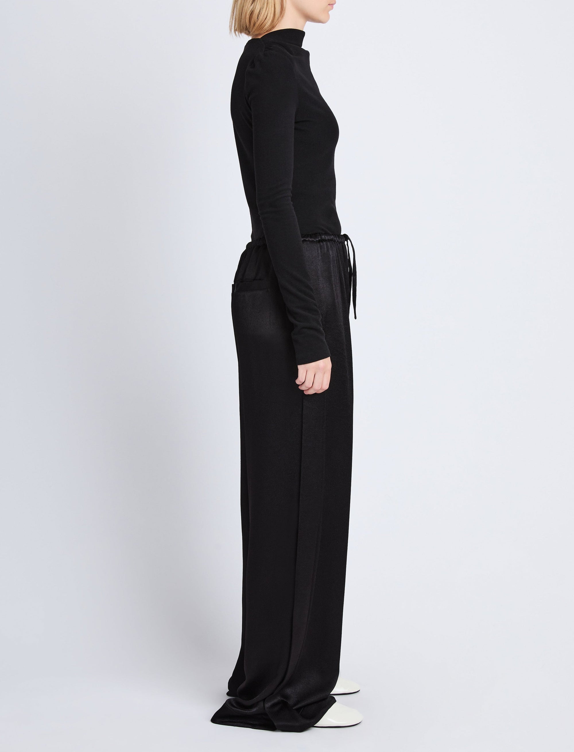 Pantalon Nuts à cordons - Black