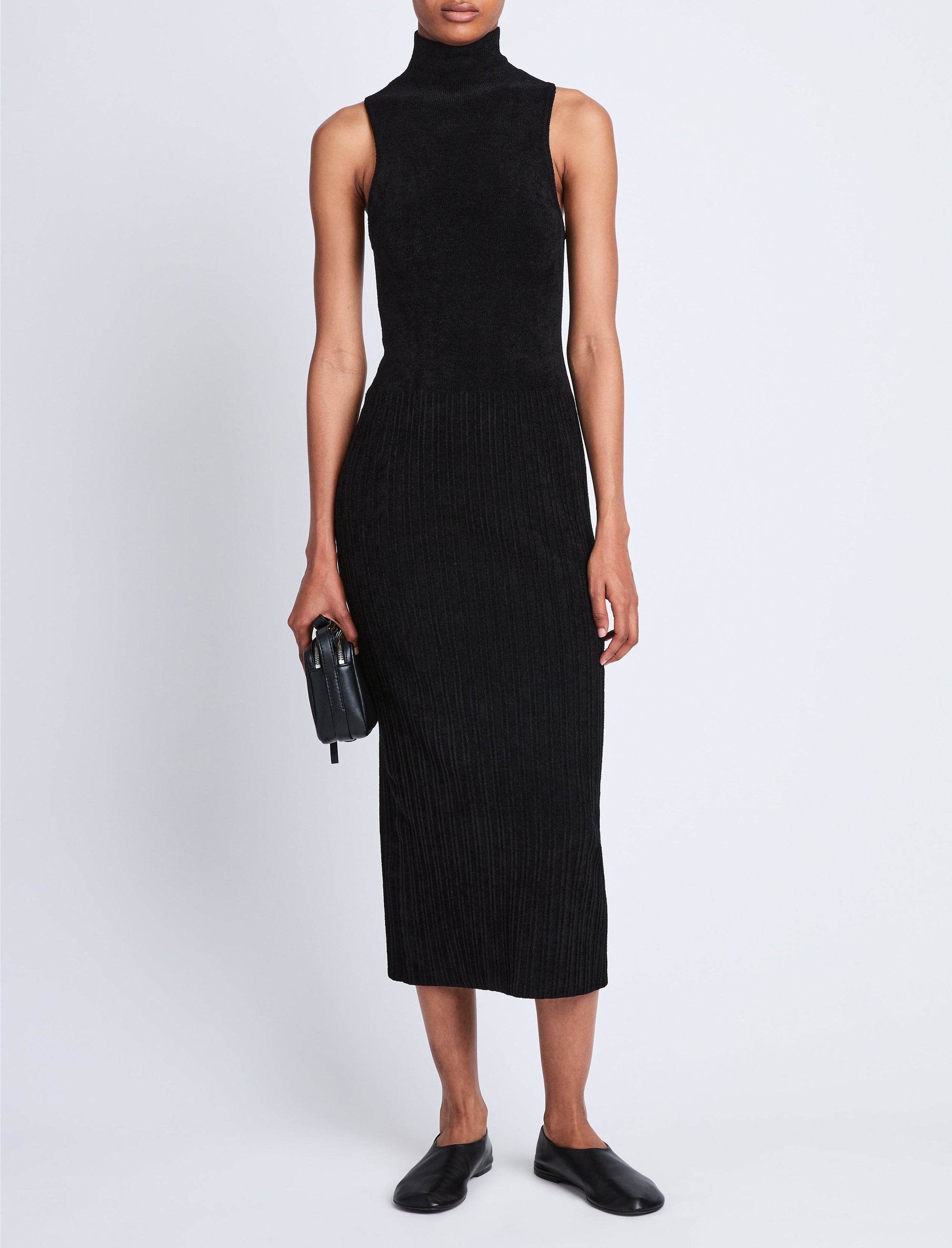 Robe Lindsey en maille - Black