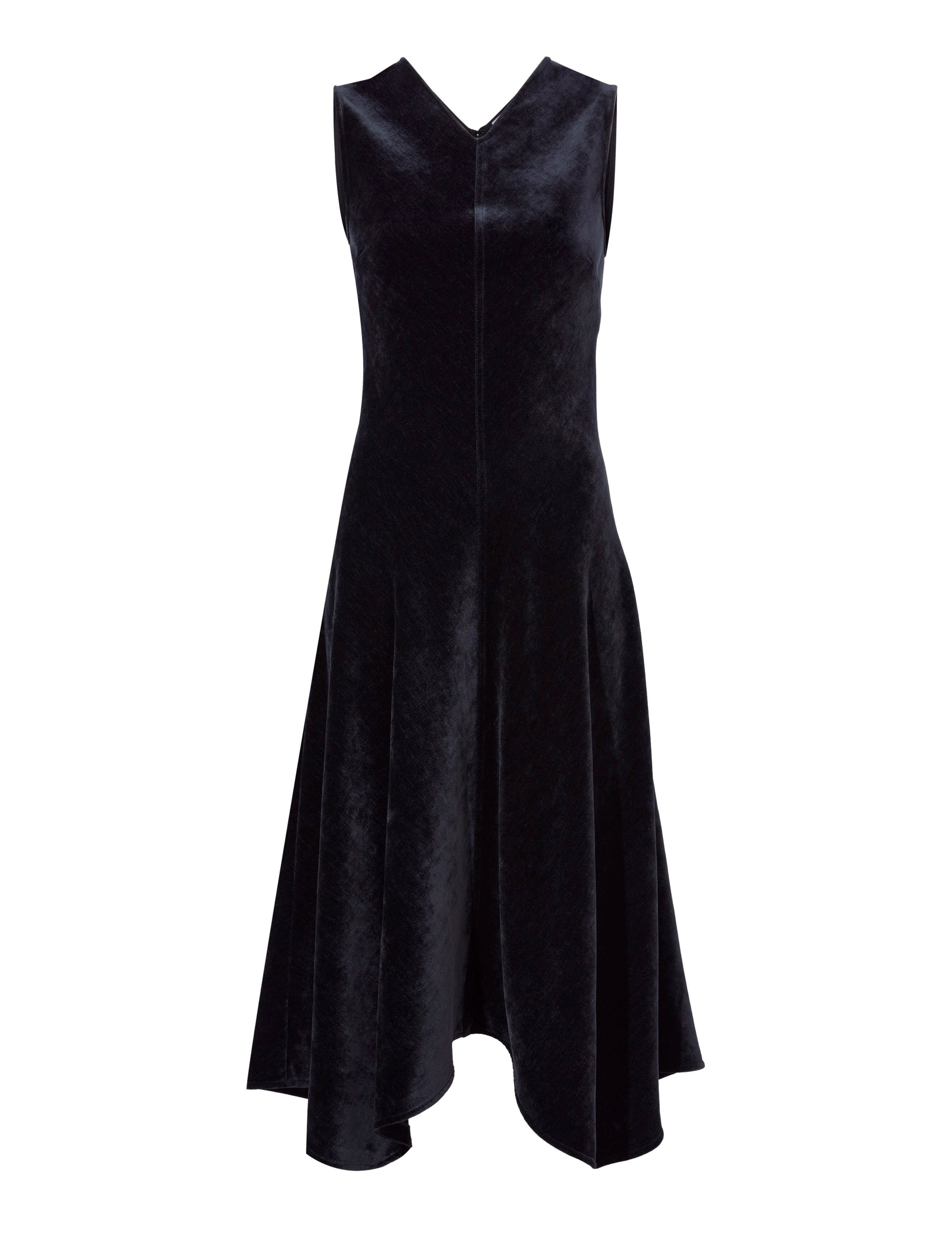 Robe Layla en velours - Black