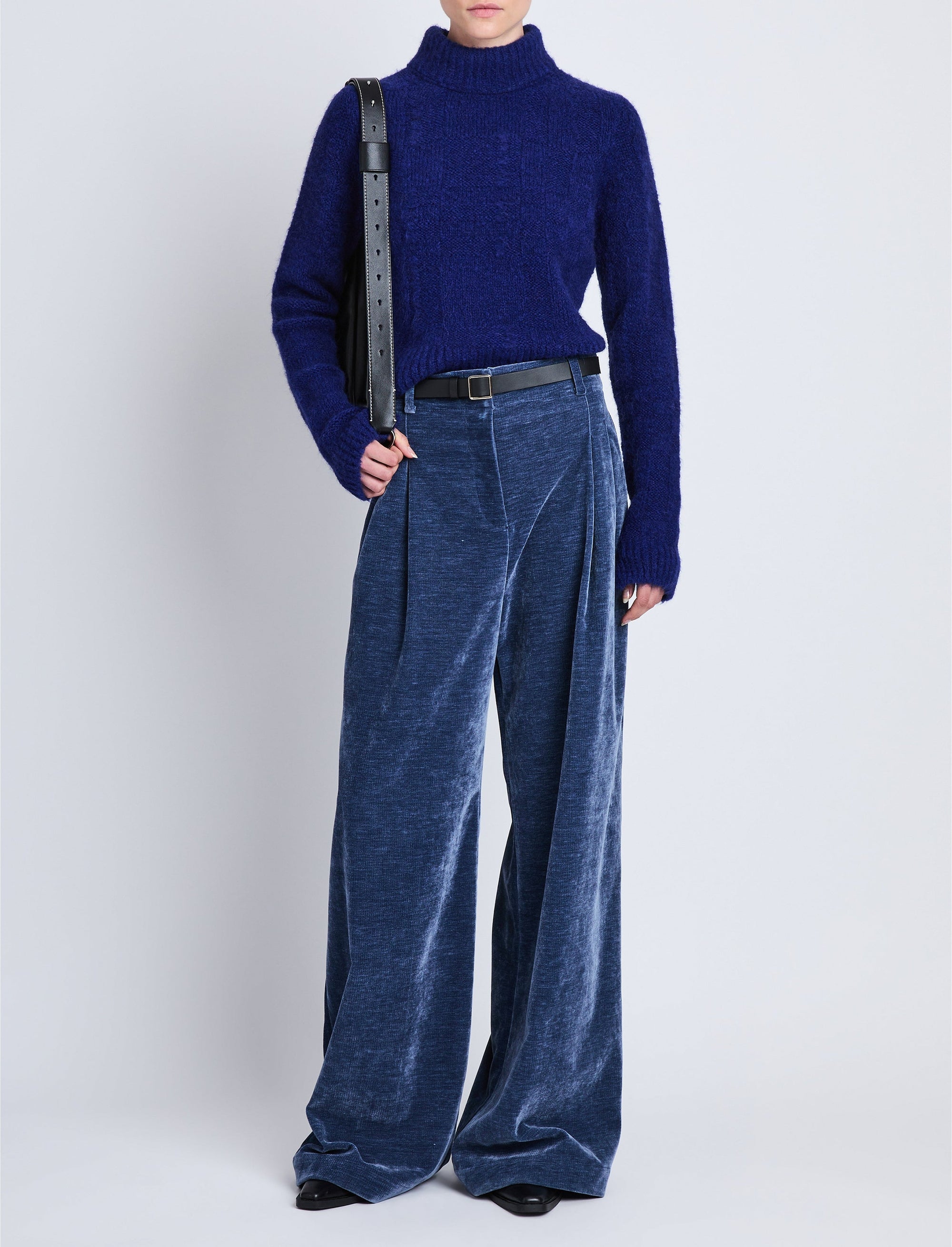 Pantalon Aria en velours - Steel Blue