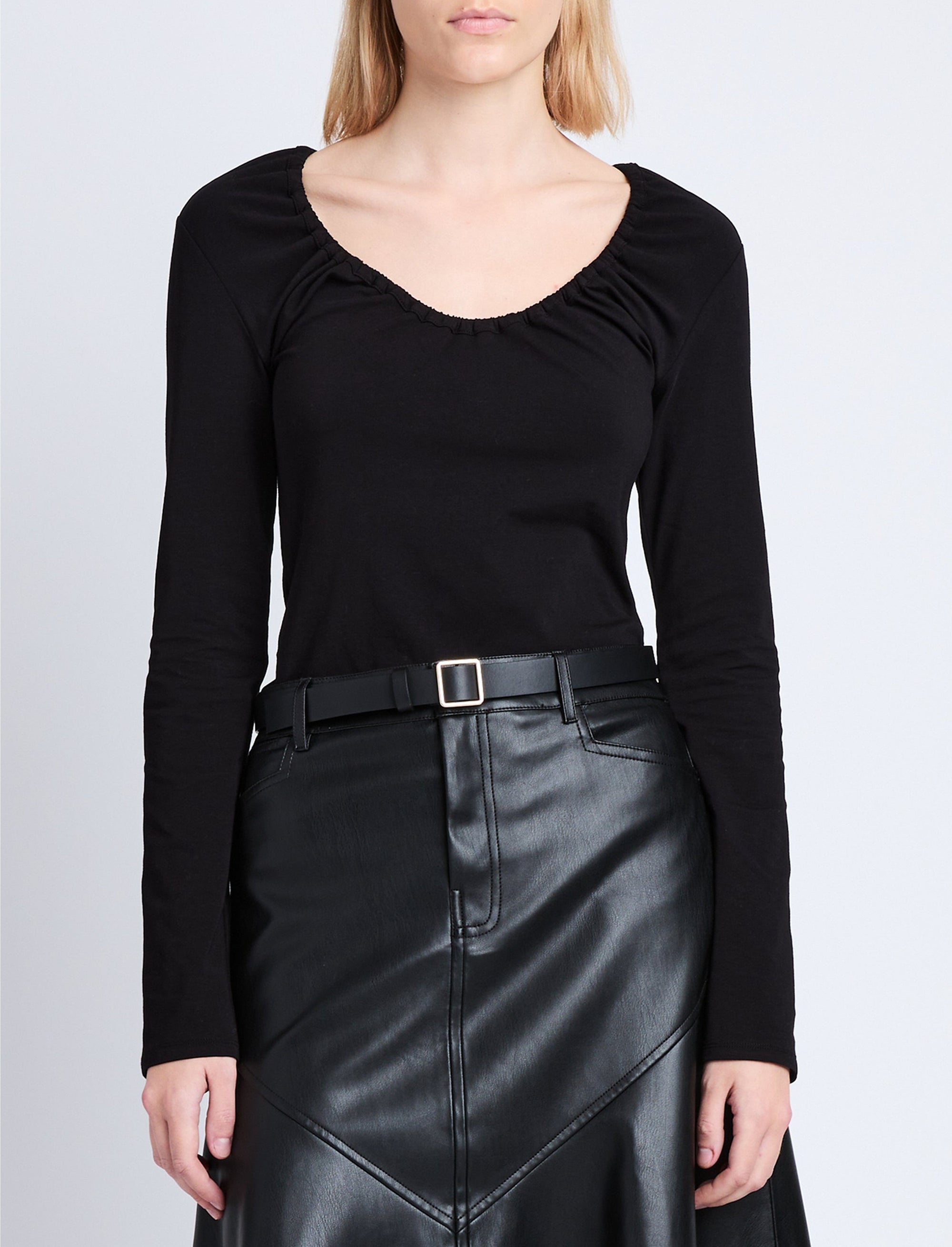 T-shirt manches longues Sophia - Black