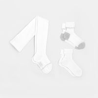 2 QTY / BLANC DOUX  ACCESS CHAUSSANT BOX CHAUSSON CHAUSSETTE SAVOIR FAIRE