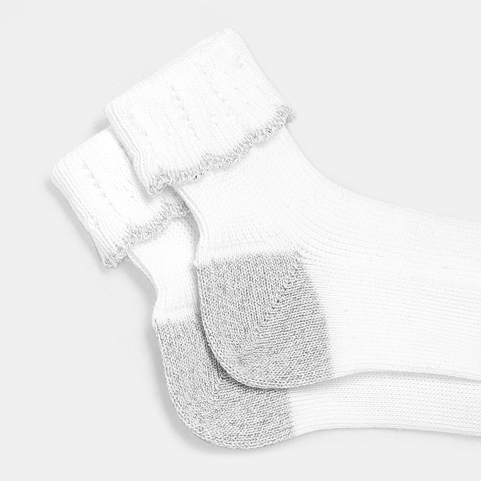 2 QTY / BLANC DOUX  ACCESS CHAUSSANT BOX CHAUSSON CHAUSSETTE SAVOIR FAIRE