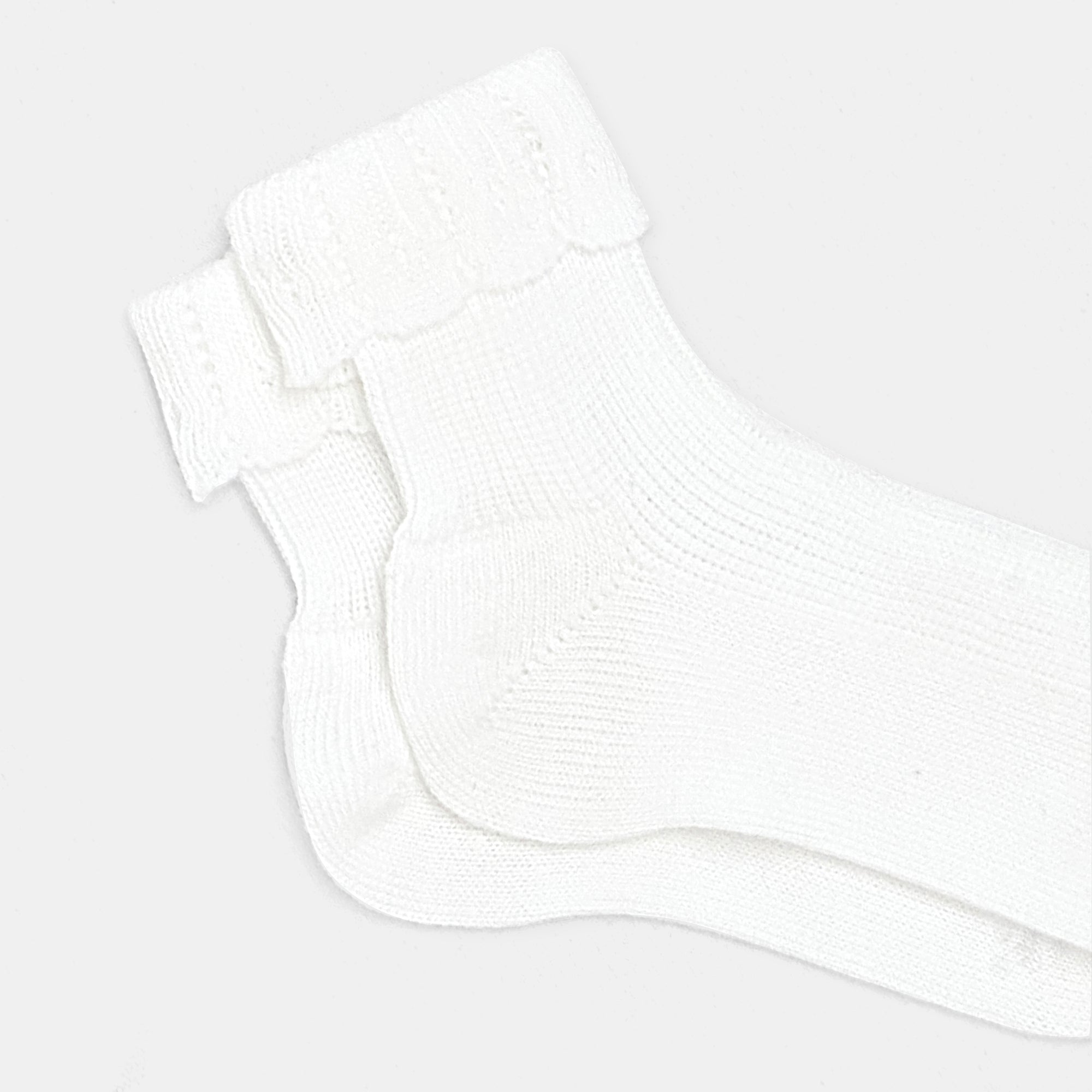 2 QTY / BLANC DOUX  ACCESS CHAUSSANT BOX CHAUSSON CHAUSSETTE SAVOIR FAIRE