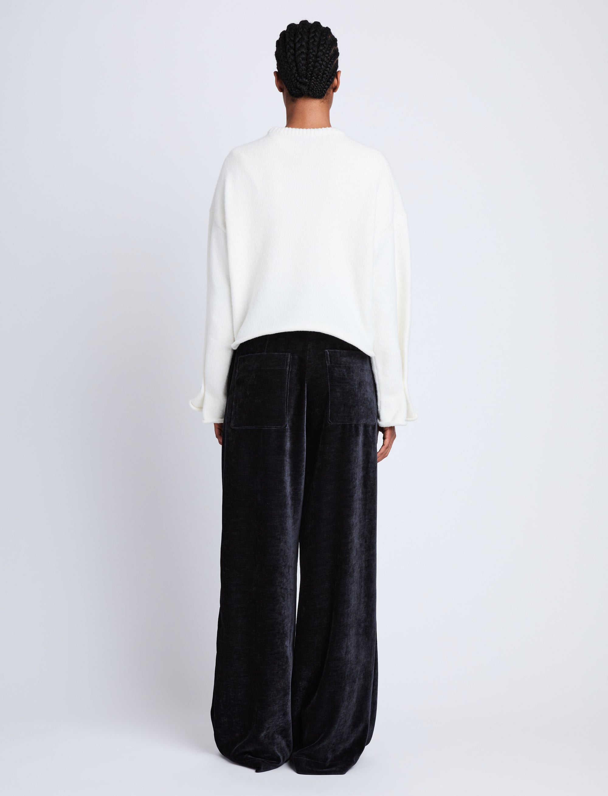 Pantalon Aria en velours - Black