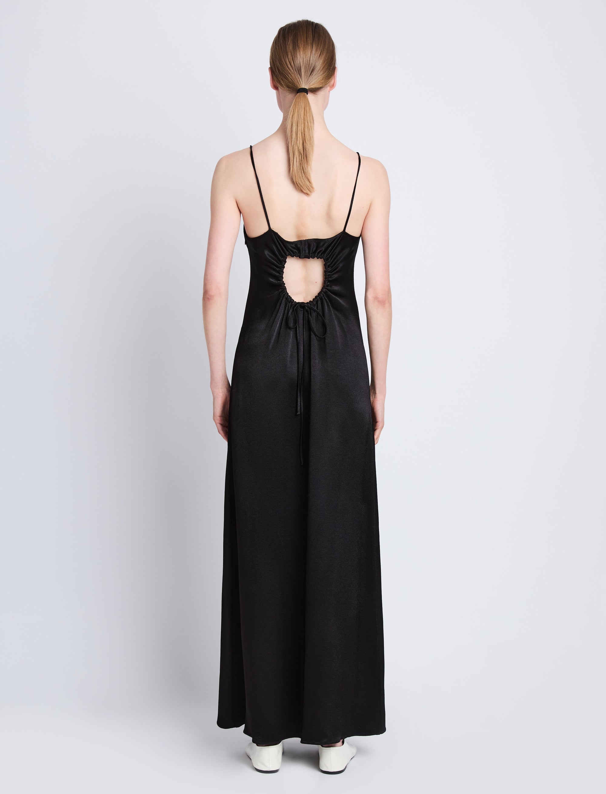 Robe dos nu Harper - Black
