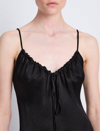 Robe dos nu Harper - Black