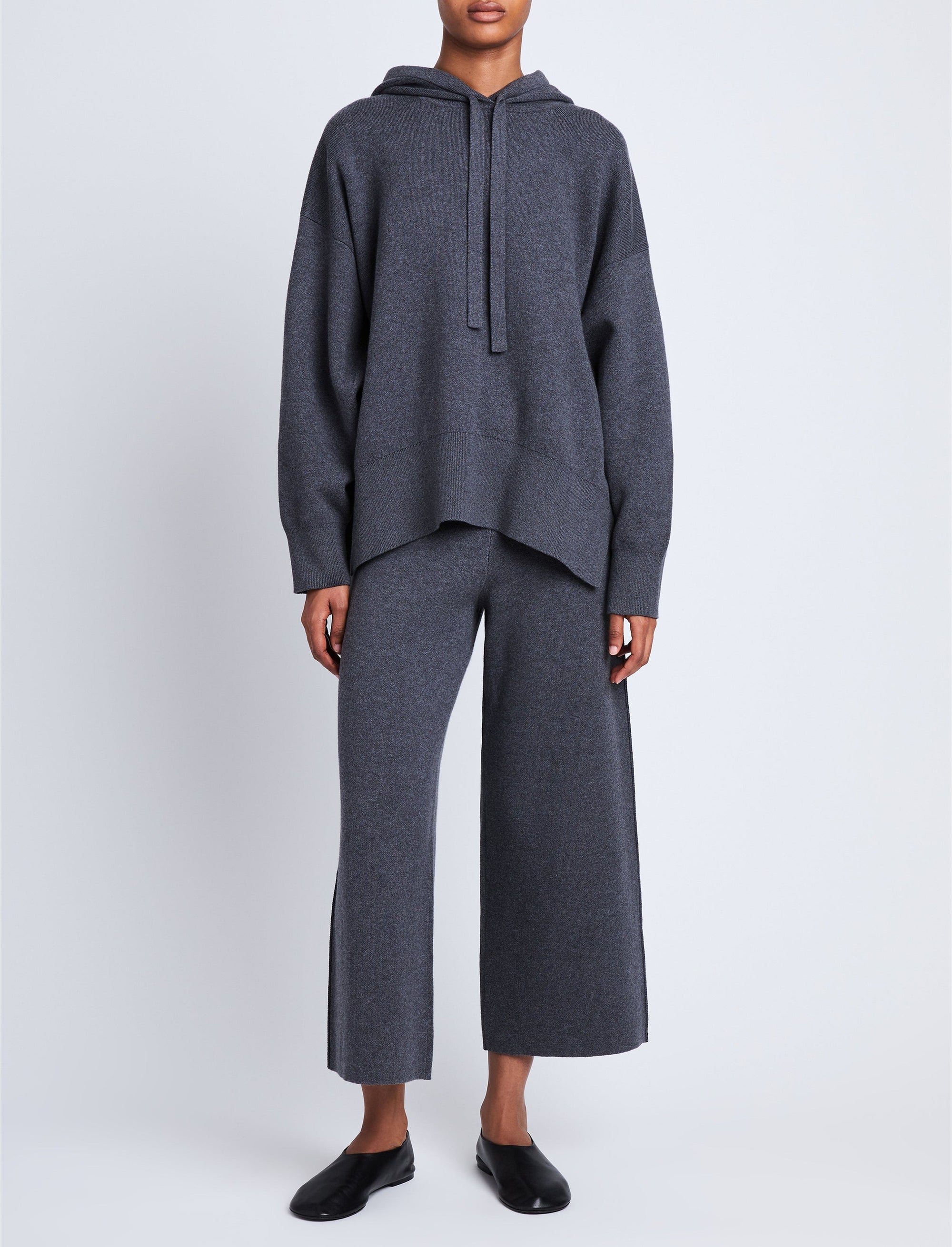 Pantalon Grace en coton - Dark Grey & Blue