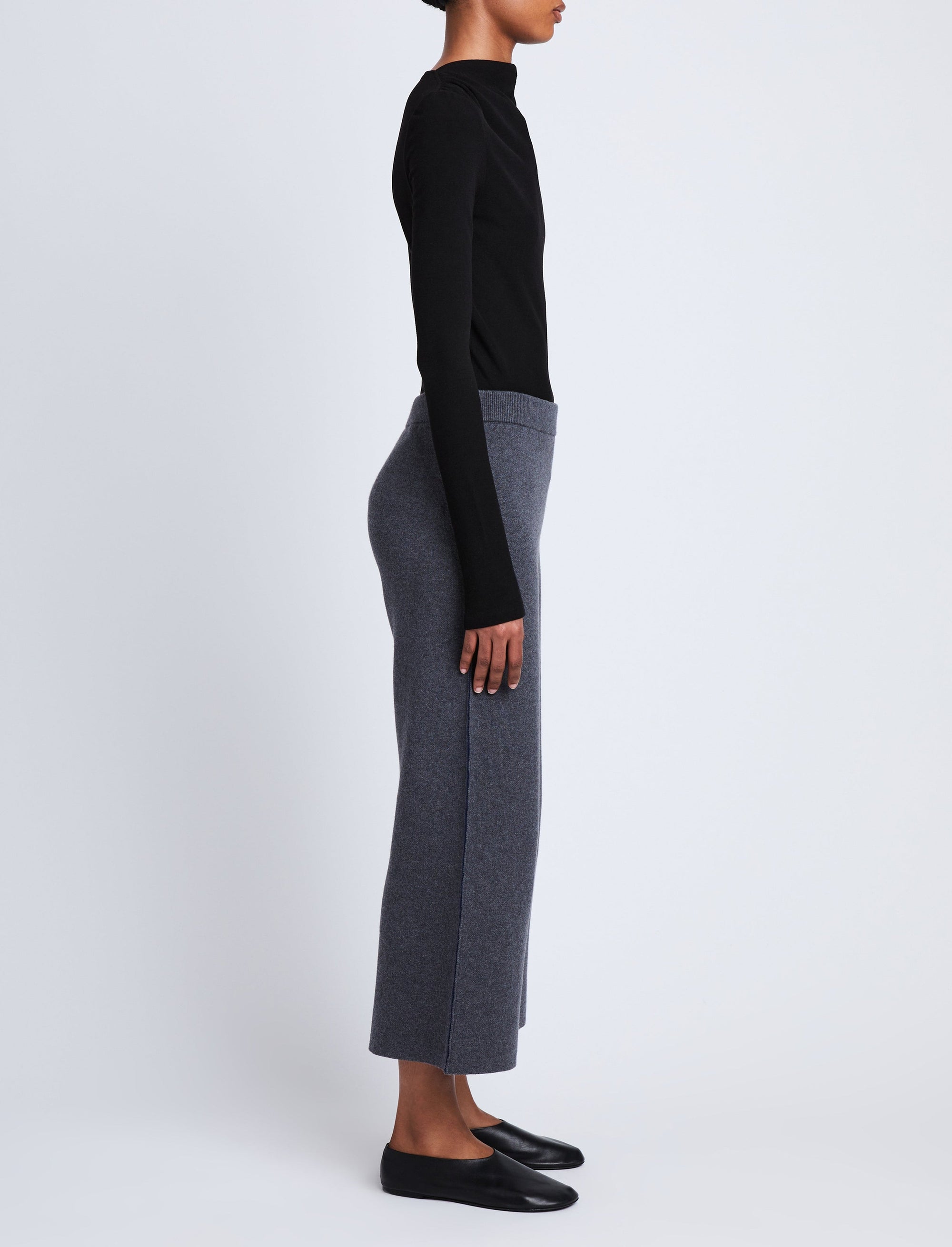 Pantalon Grace en coton - Dark Grey & Blue