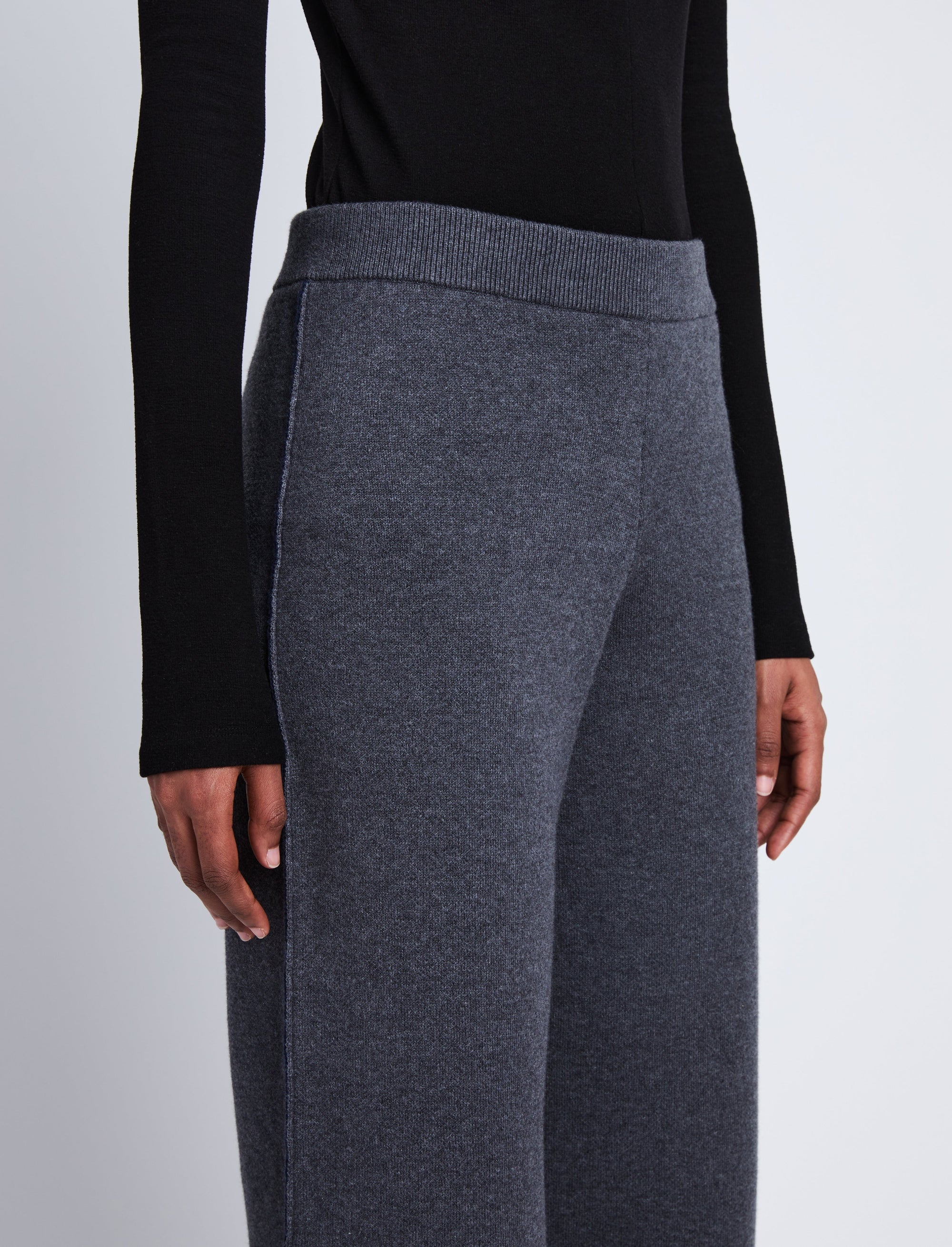 Pantalon Grace en coton - Dark Grey & Blue