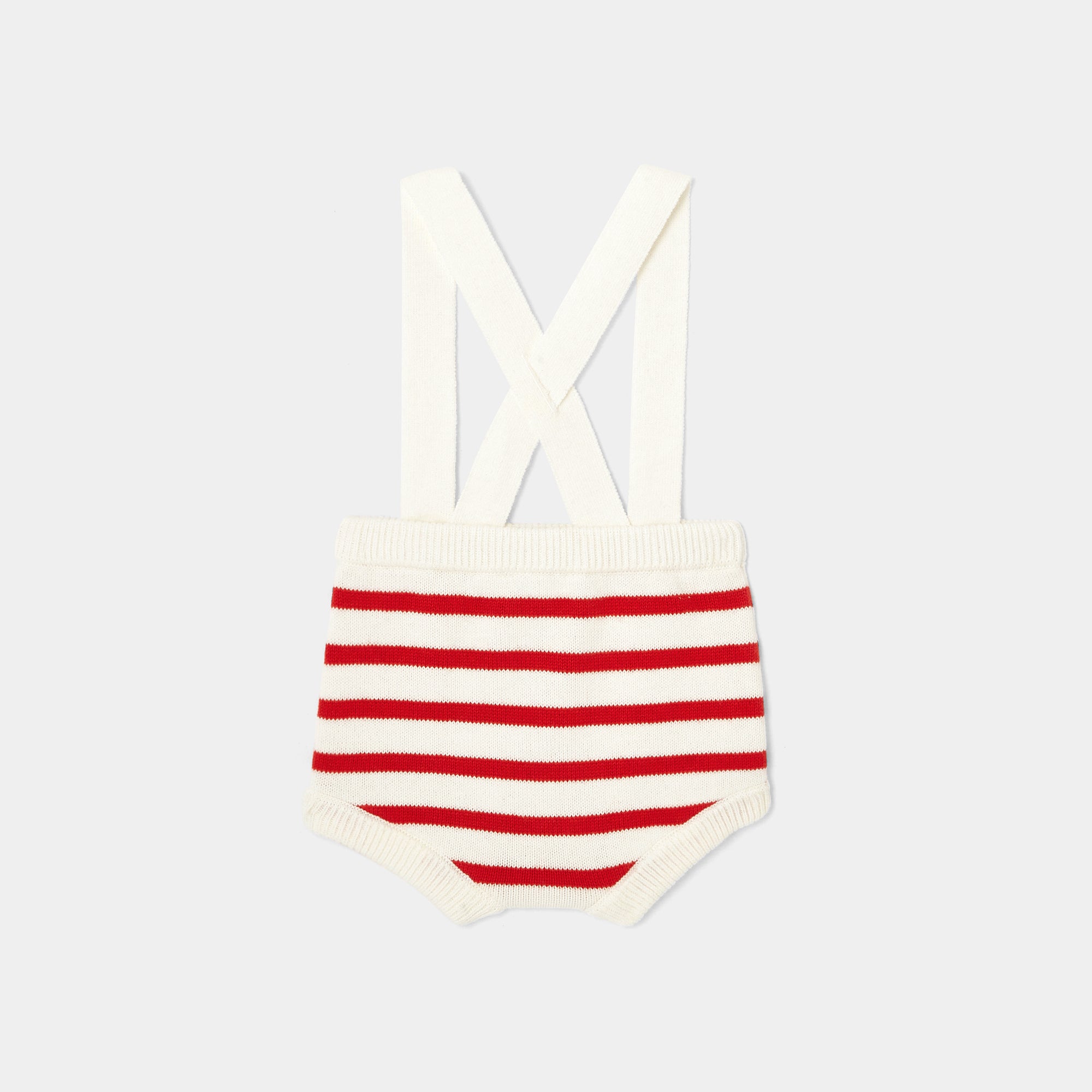 0 QTY / ROUGE/BLANC PAP COMBINAISON/ BLOOMER BALTHAZAR