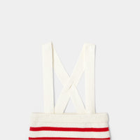0 QTY / ROUGE/BLANC PAP COMBINAISON/ BLOOMER BALTHAZAR