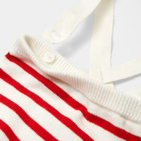 0 QTY / ROUGE/BLANC PAP COMBINAISON/ BLOOMER BALTHAZAR
