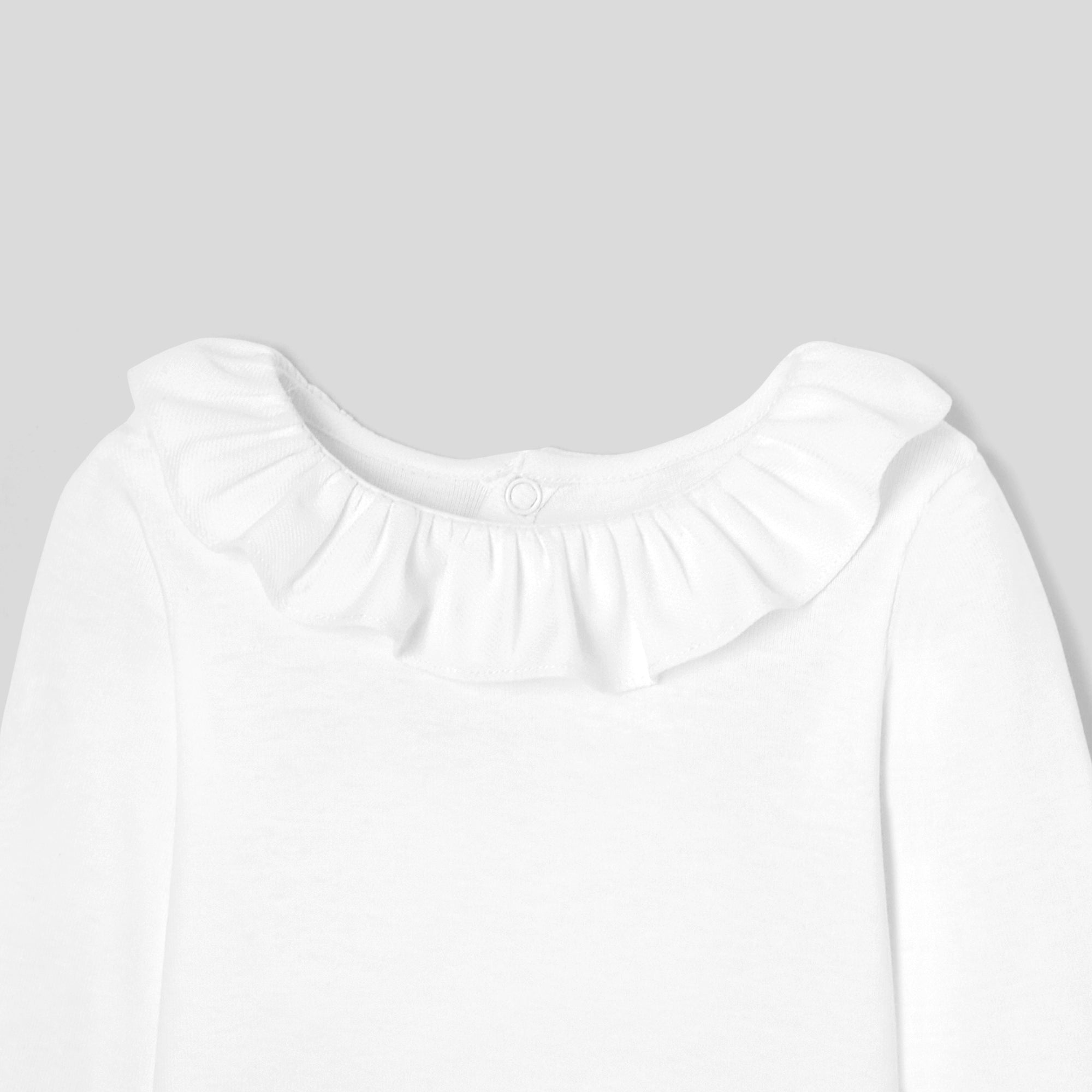 0 QTY / BLANC JACADI PAP BODY DE DESSUS CERISE