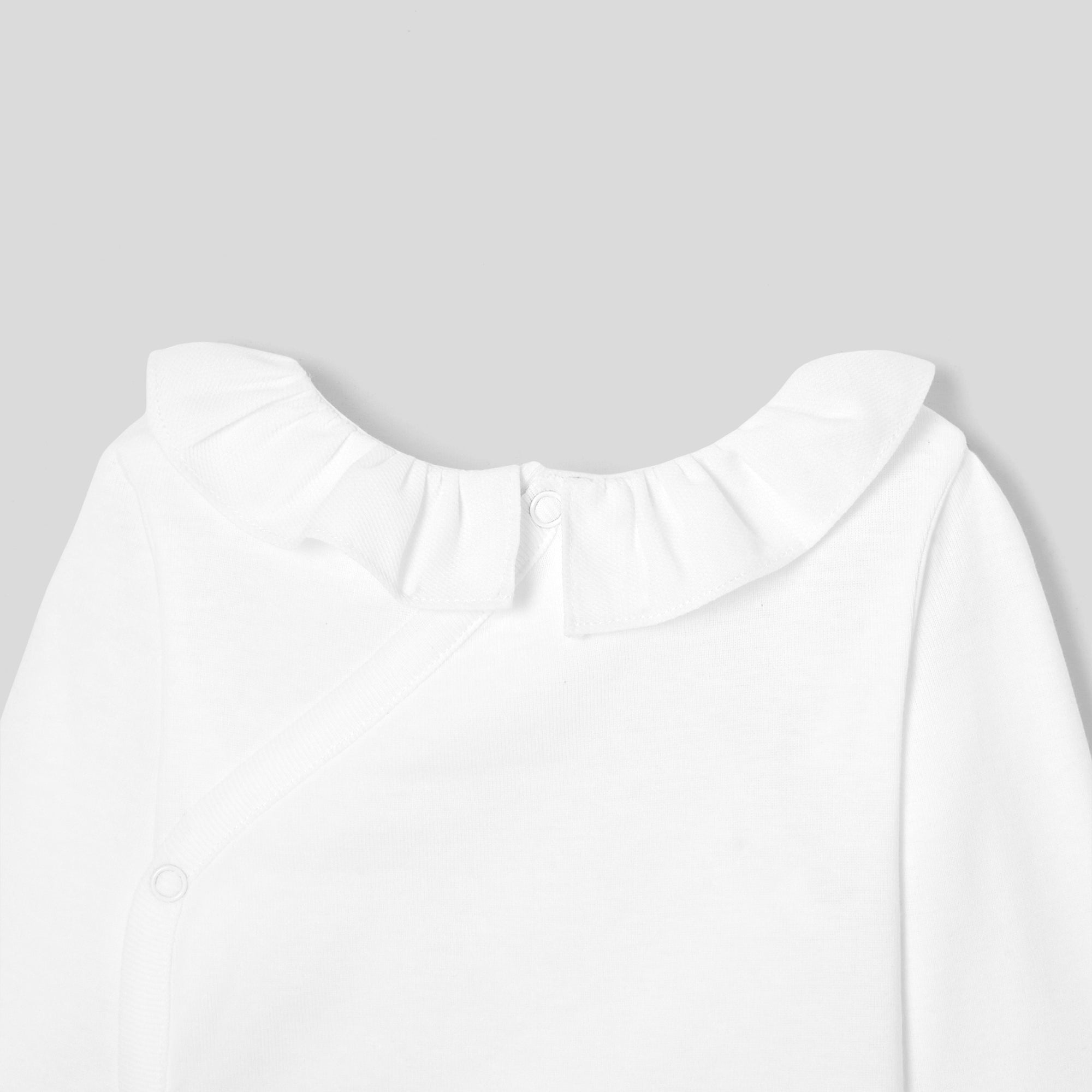 0 QTY / BLANC JACADI PAP BODY DE DESSUS CERISE