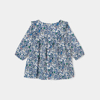 14 QTY / BLEU/MULTICO PAP ROBE BLONDOU