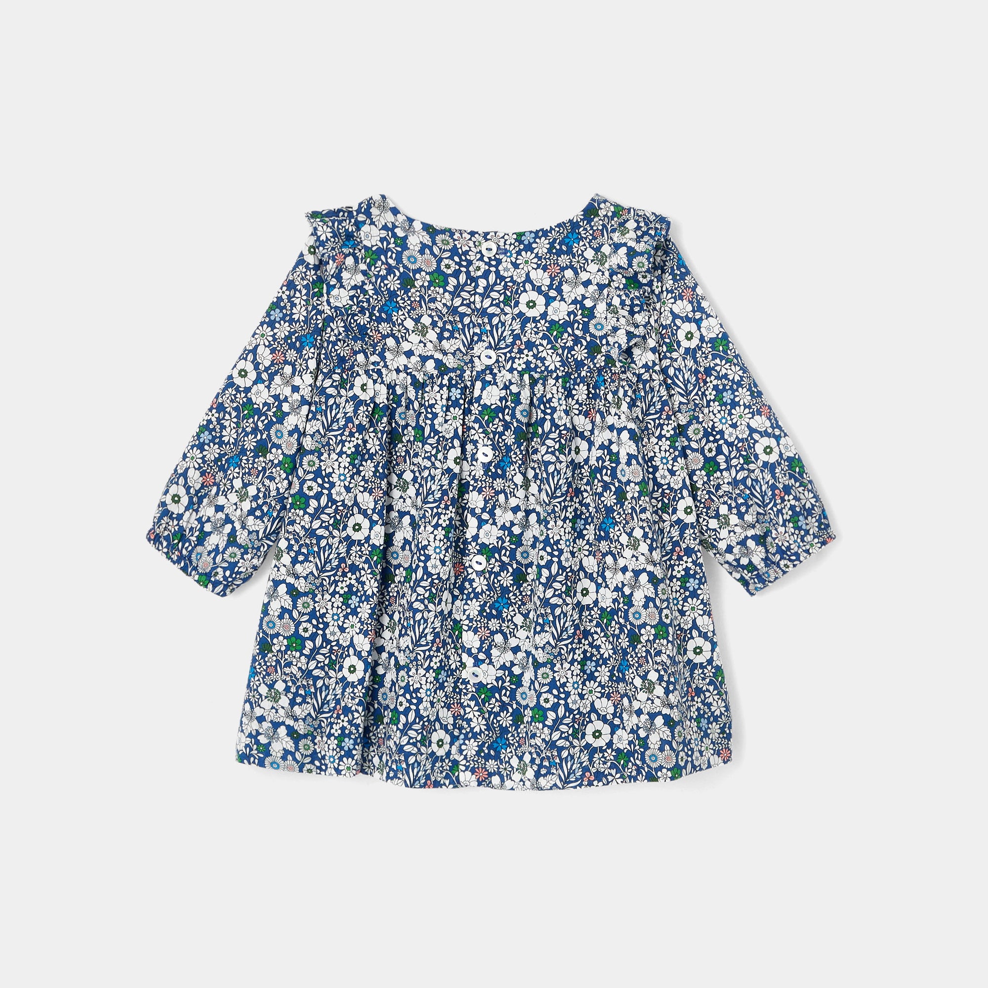 14 QTY / BLEU/MULTICO PAP ROBE BLONDOU