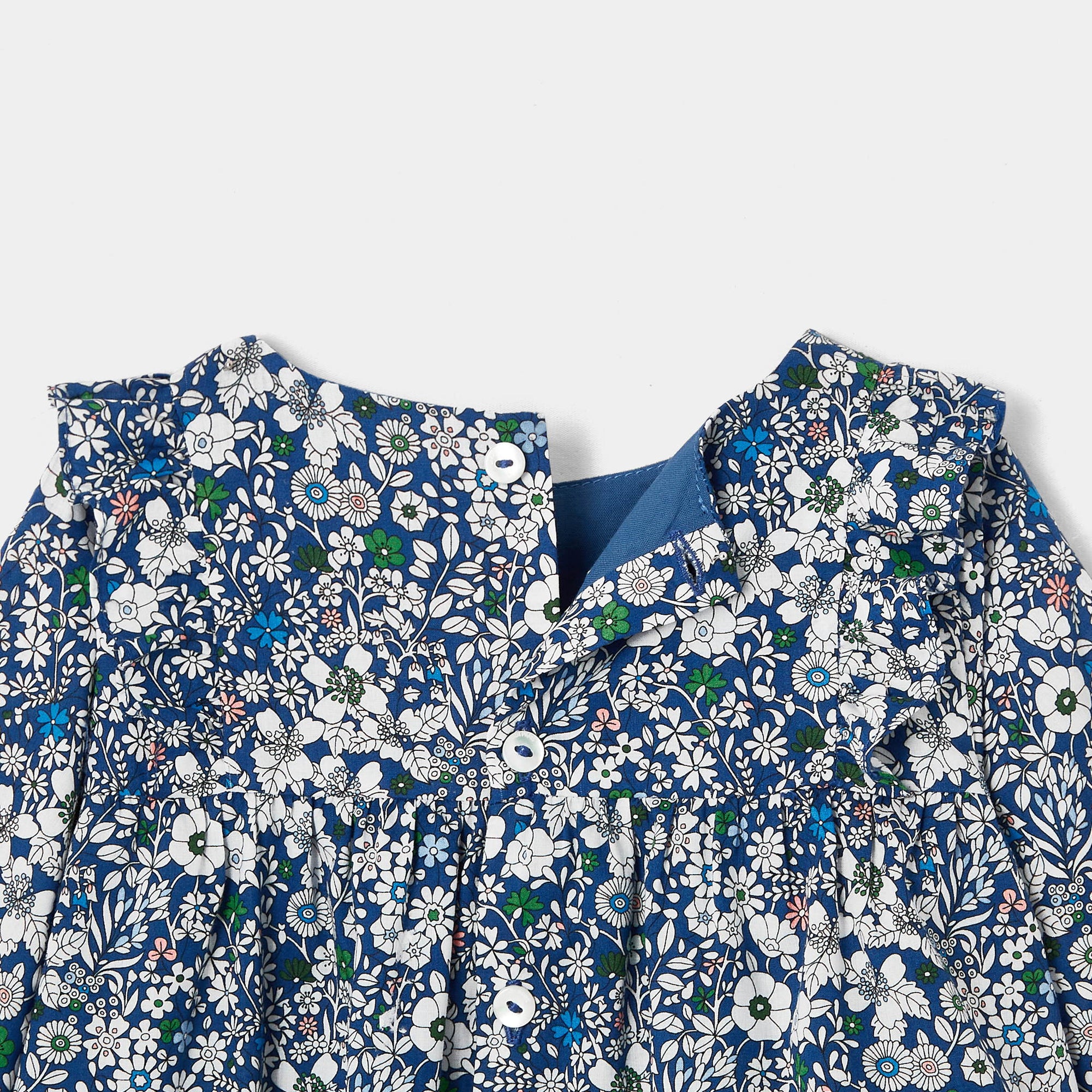 14 QTY / BLEU/MULTICO PAP ROBE BLONDOU