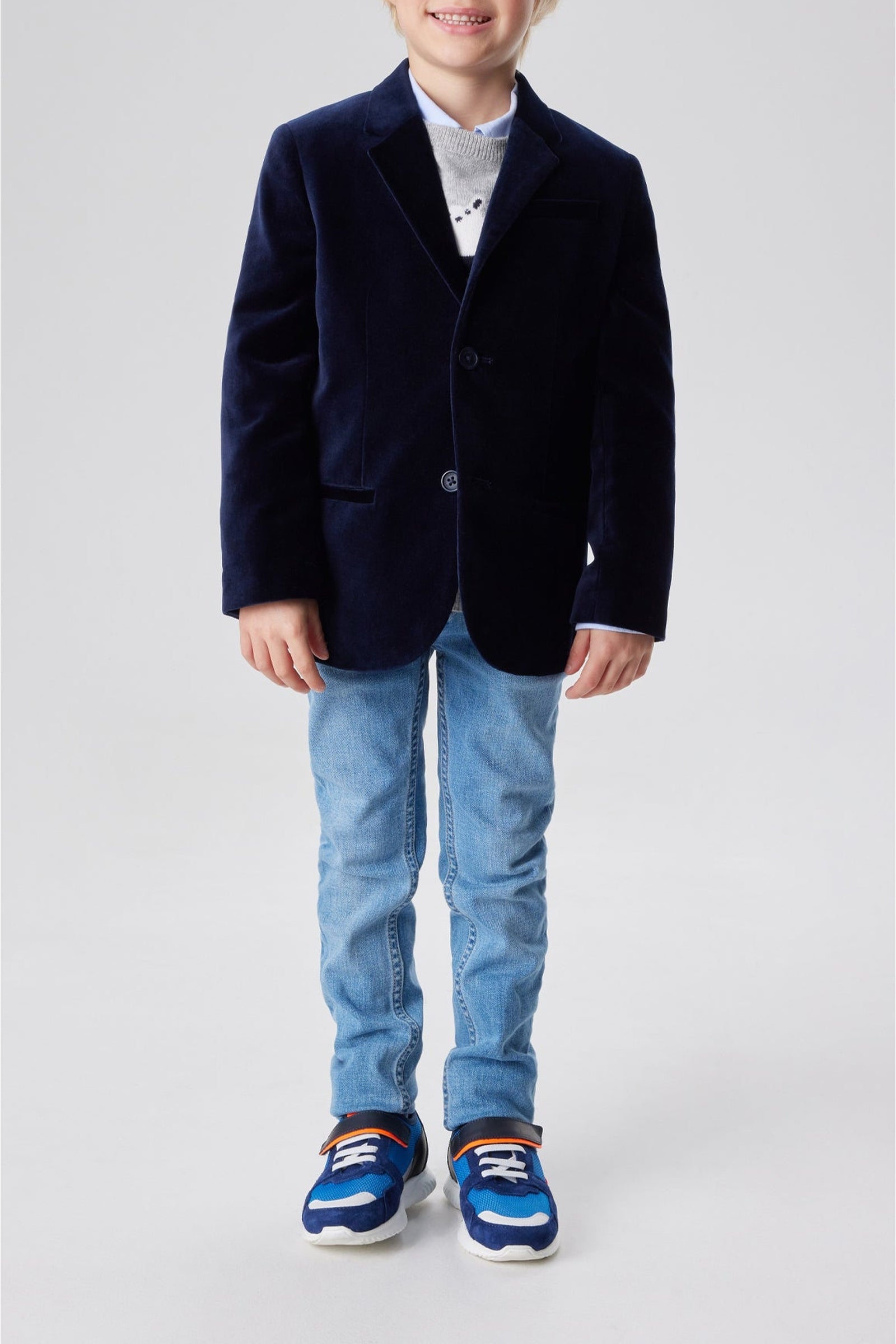 Bringue velvet jacket - Navy