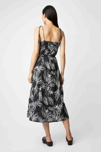 Robe longue Erica Holiday - Charbon