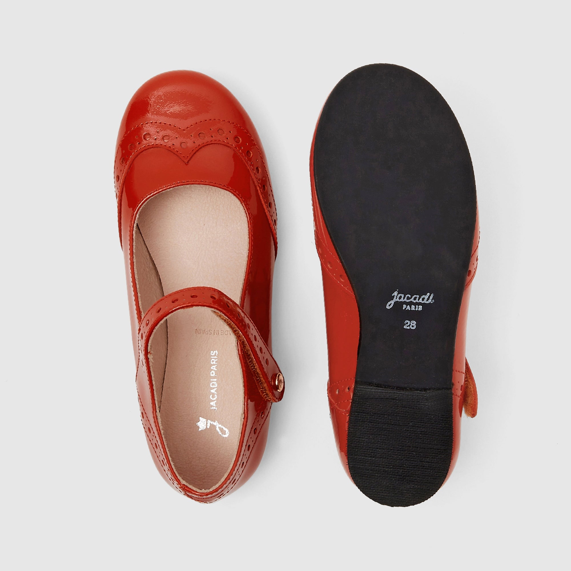 16 QTY / ORANGE CHAUSSURES CUIR ALMA