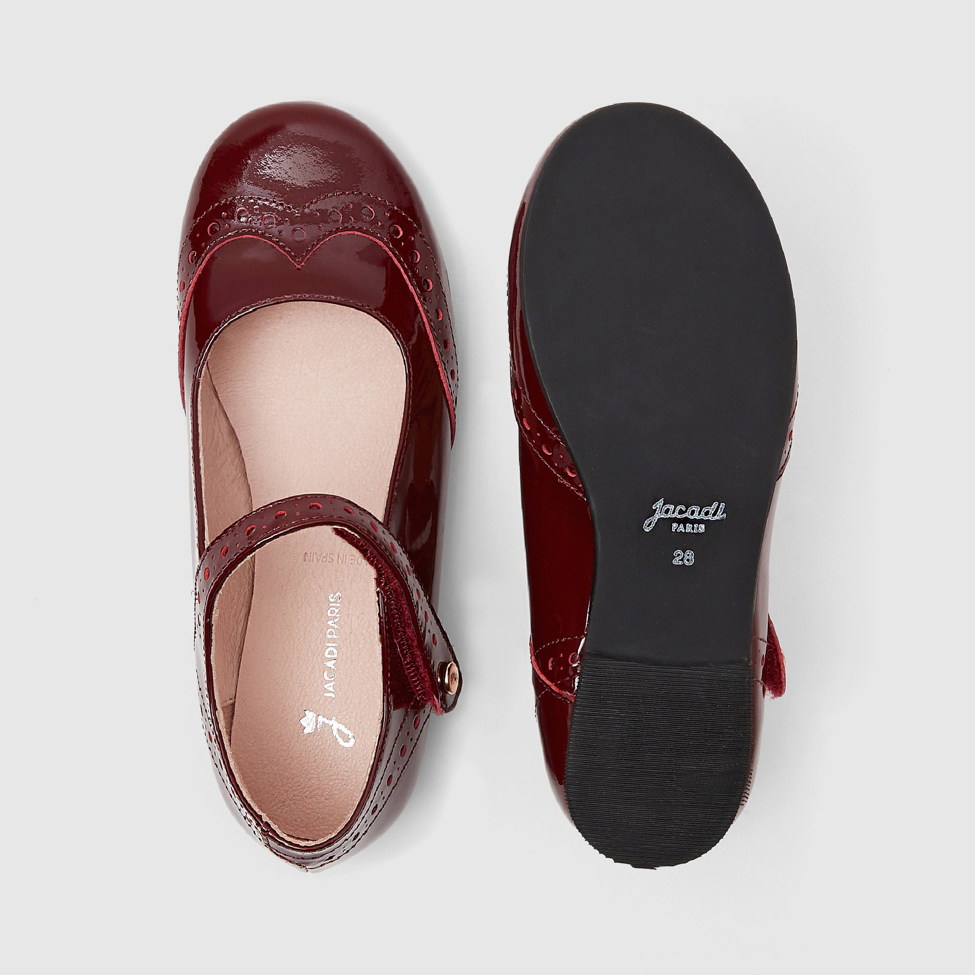 98 QTY / BORDEAUX CHAUSSURES CUIR ALMA