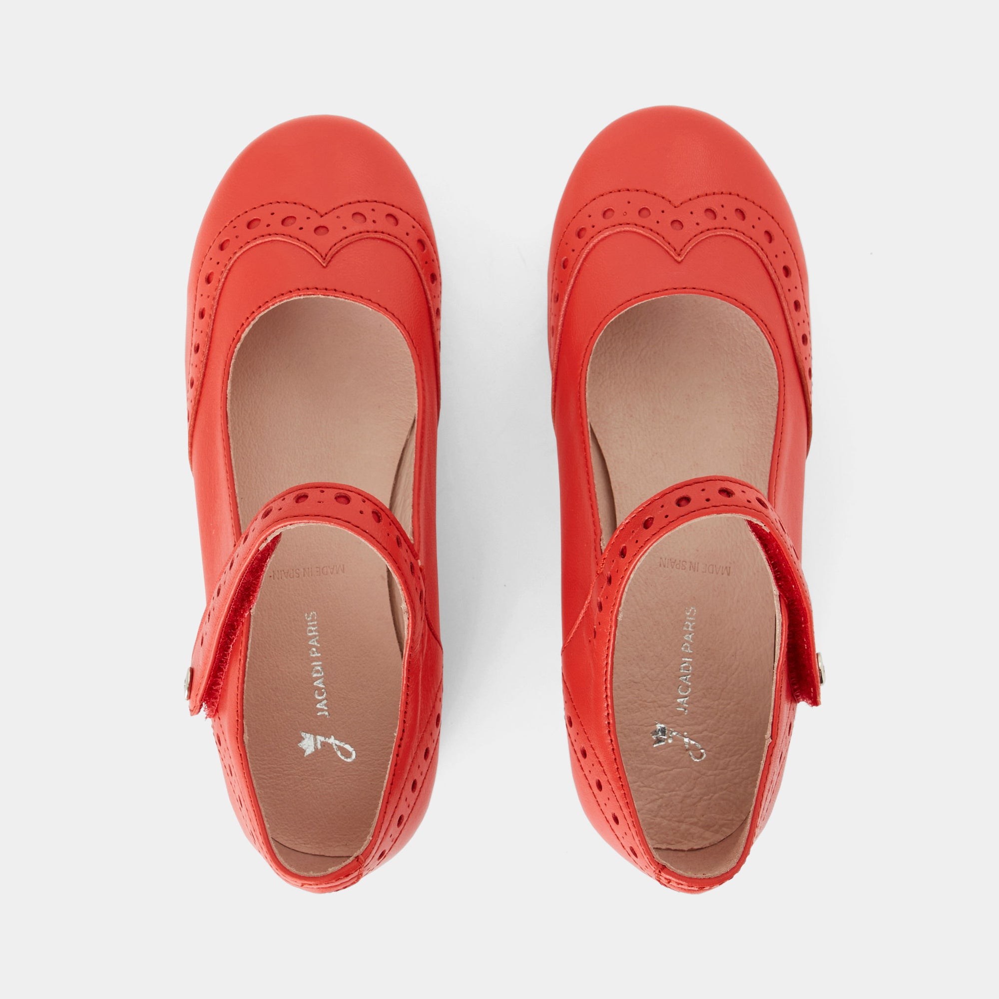 102 QTY / ROUGE JACADI CHAUSSURES CUIR ALMA