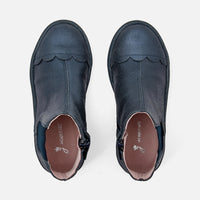 2 QTY / BLEU CHAUSSURES CUIR AGDA