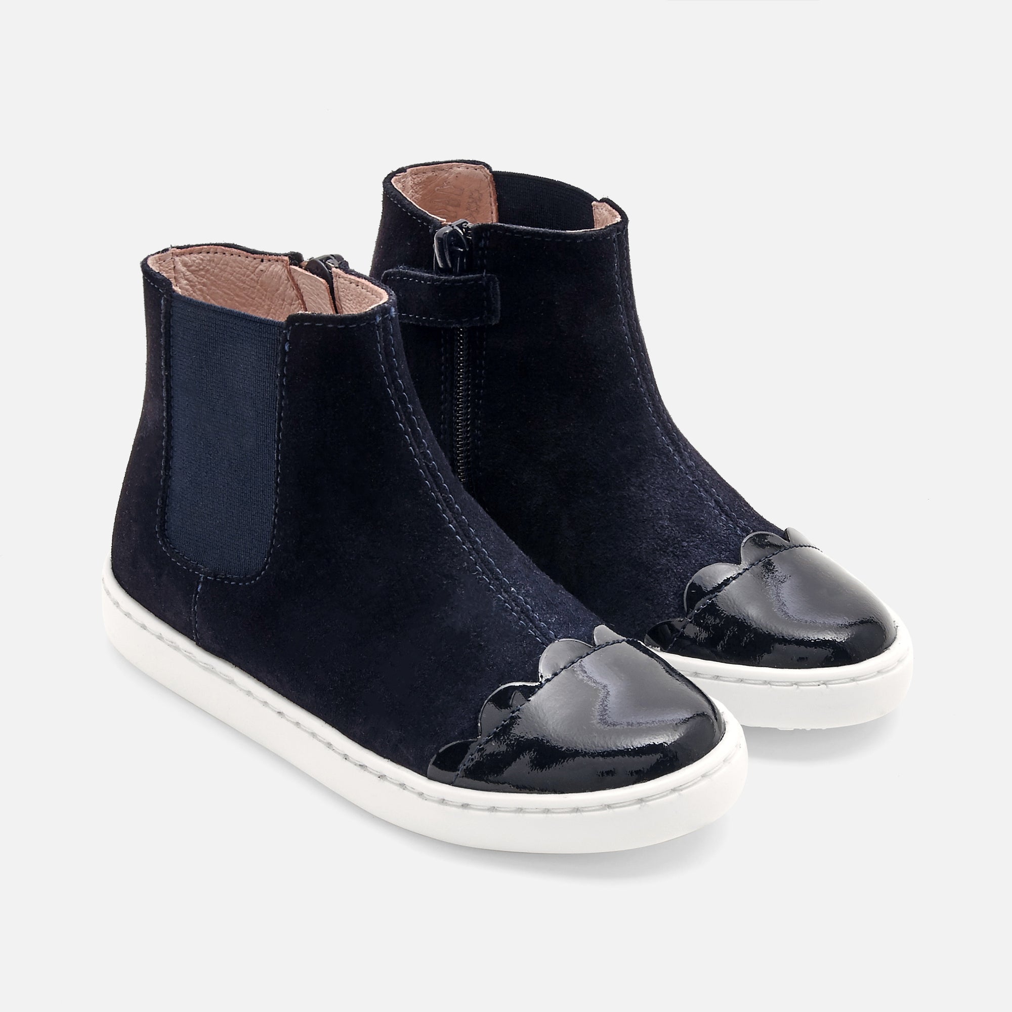 0 QTY / MARINE JACADI CHAUSSURES CUIR AGDA