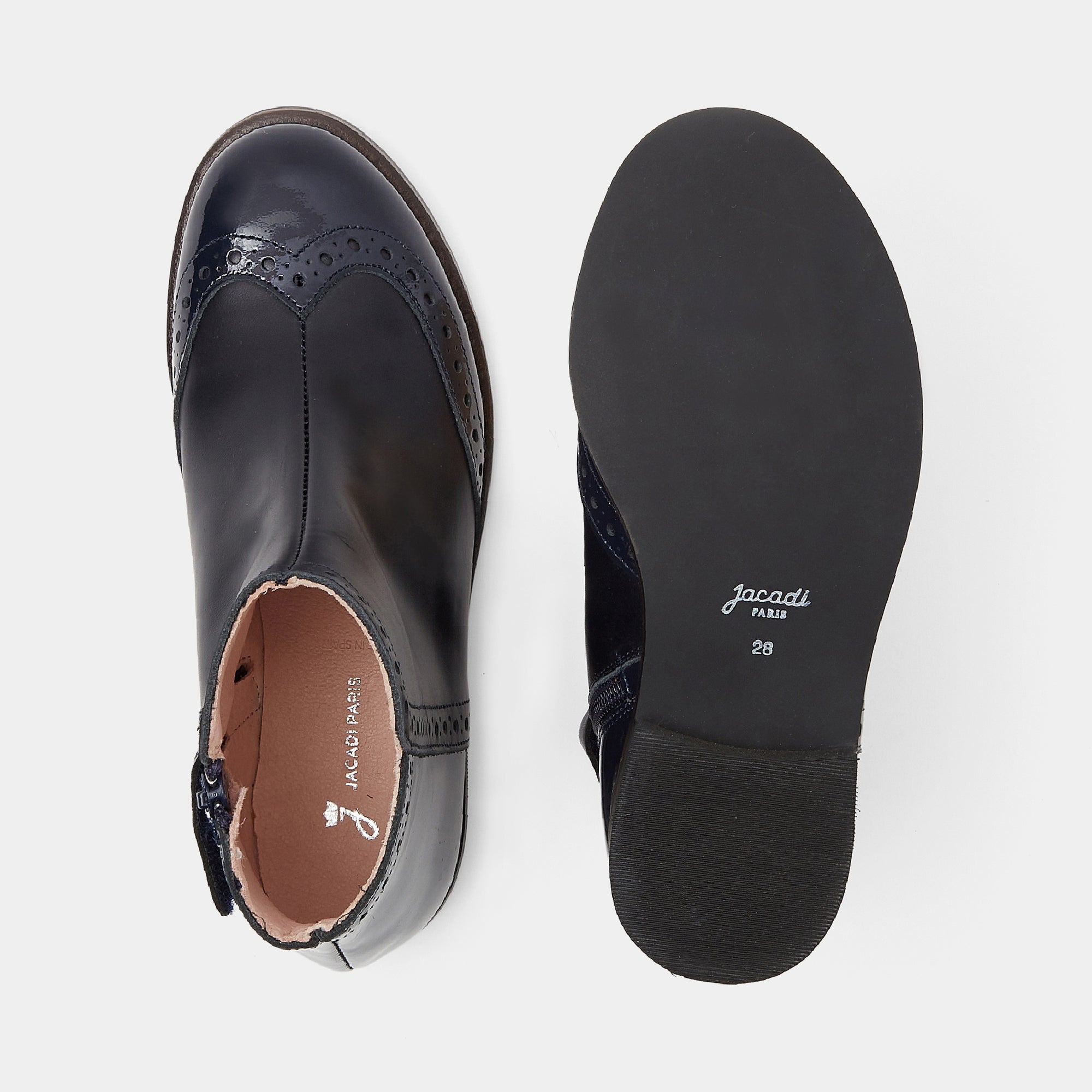 346 QTY / MARINE JACADI CHAUSSURES CUIR ALICE